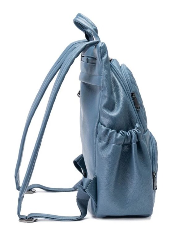 Lug Hatchback Classic VL Backpack Slate Blue with Dragonfly Icepop Interior